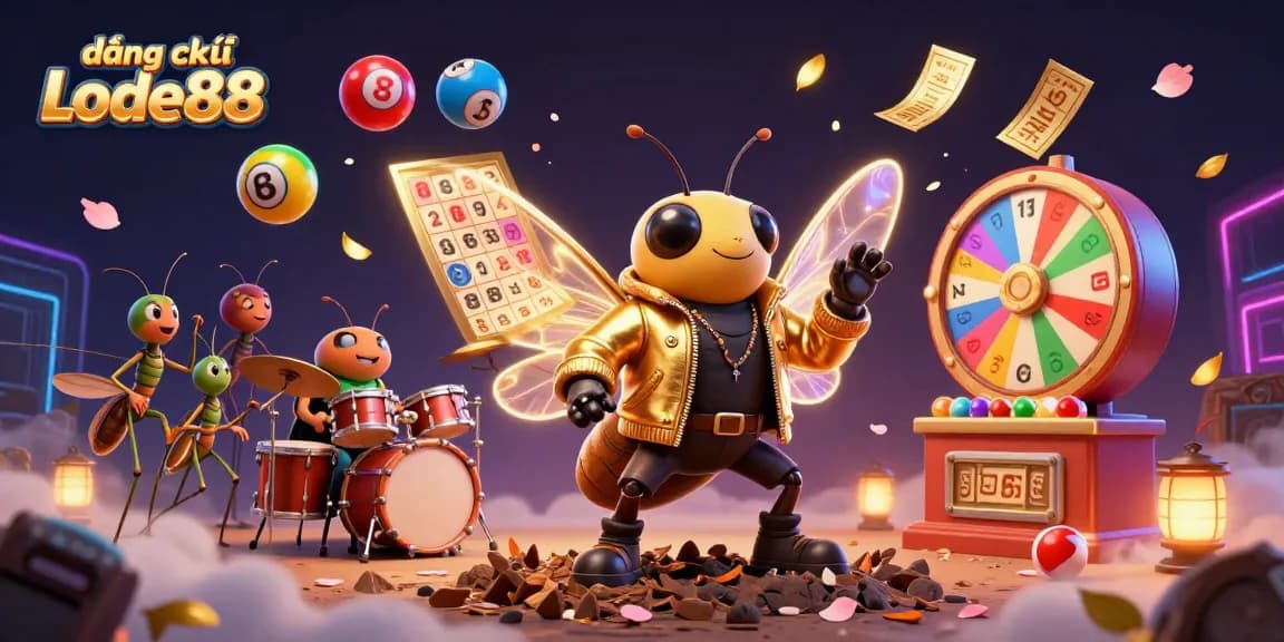 Engage in exciting gameplay with đăng ký Lode88, featuring vibrant lottery elements and dynamic characters.