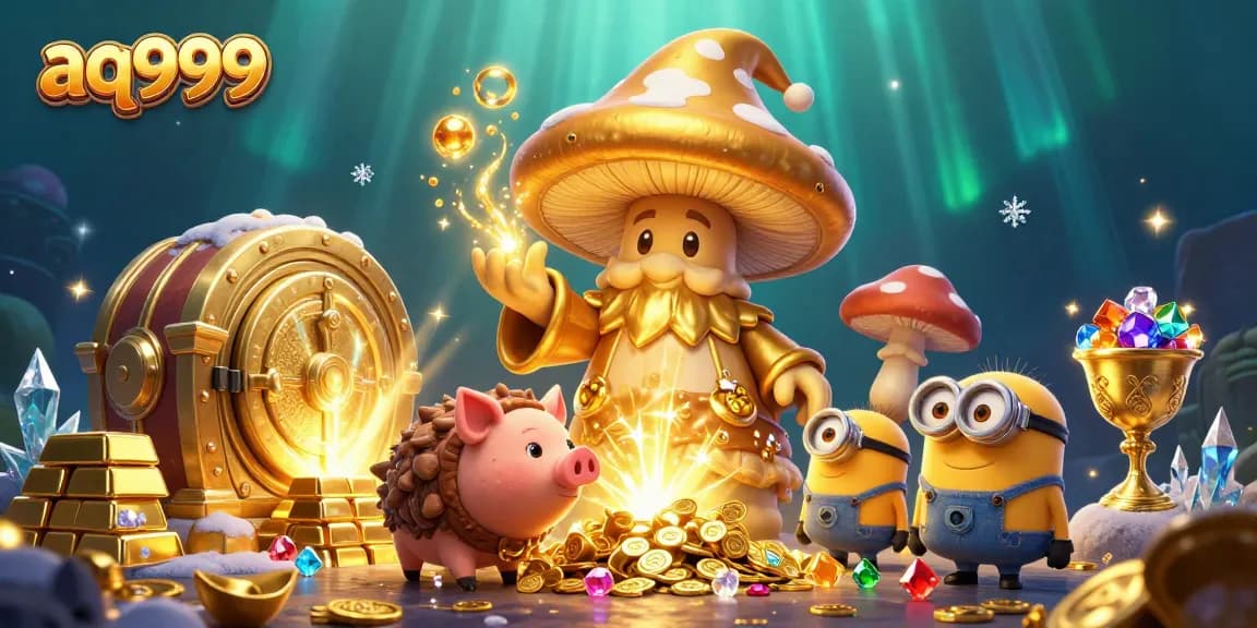 Aquatic treasures await in aq999's magical world, as players capture gems and gold!