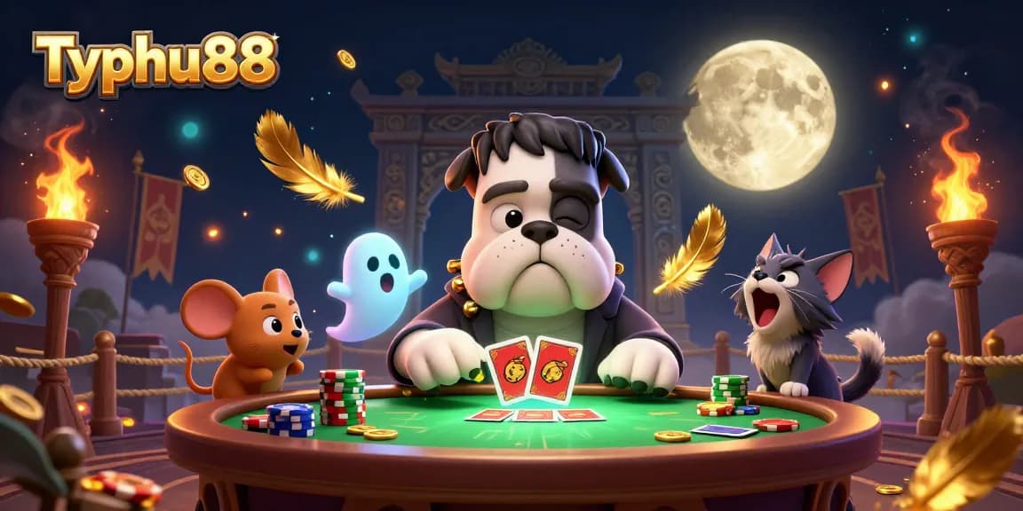 Engage with Typhu88's thrilling gambling experience, highlighted by unique characters and exciting elements.