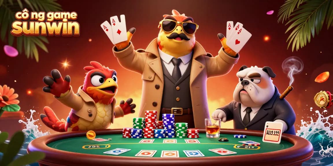 Experience the excitement at cổng game sunwin with three raptors cleverly disguised at a VIP casino lounge.