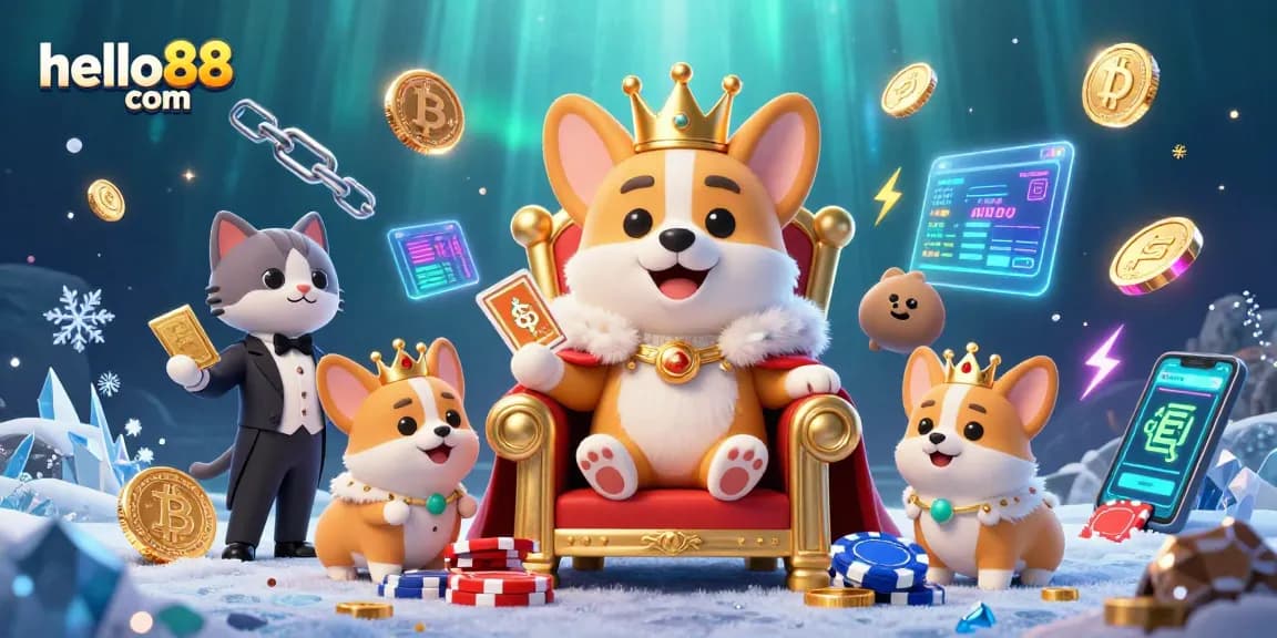 Engage in exhilarating action at hello88 com with captivating casino characters in a vivid 3D scene.