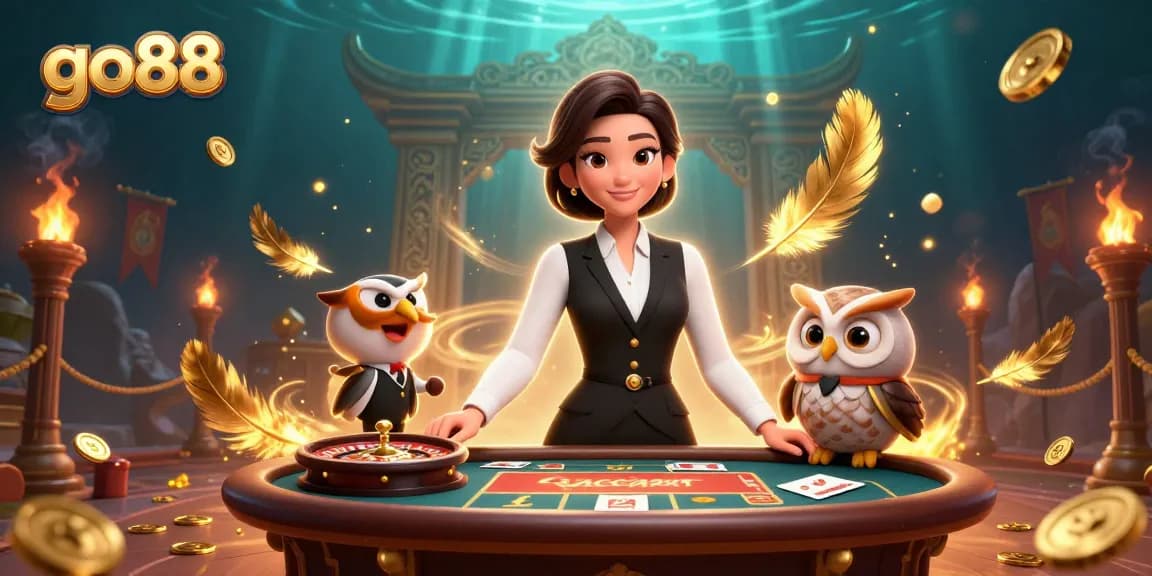 Engage with go88 and experience live gaming excitement at a vibrant baccarat table.