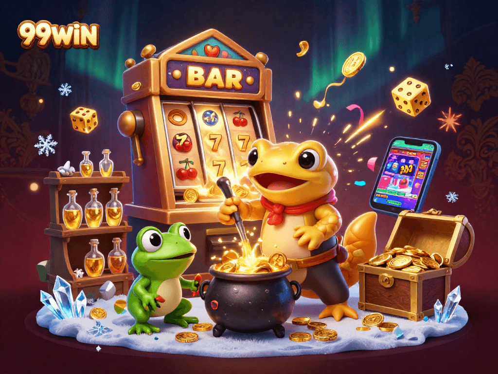 Enjoy thrilling adventures at 99WIN, where a golden salamander alchemist transforms base metals into casino gold.