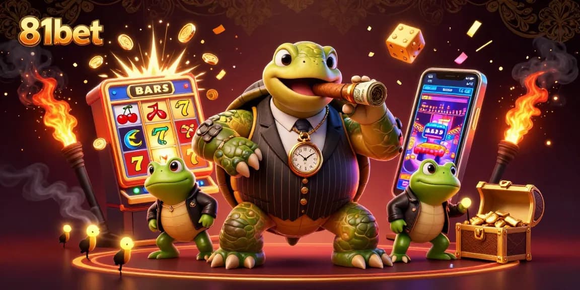 Experience the thrill of winning big at 81bet with vibrant casino action, featuring lively characters and exciting game elements.
