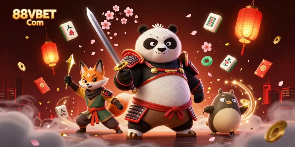 Engage with luck at 88VBET Com through a dynamic gaming experience featuring vibrant characters and festive elements.