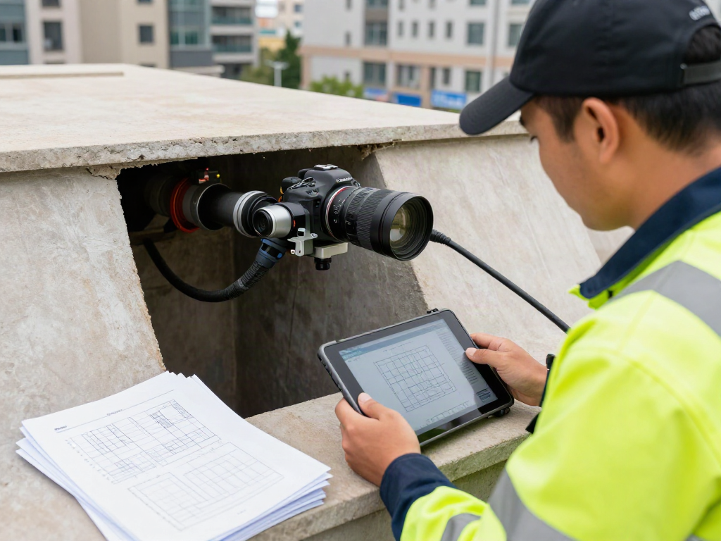 Drainage Surveyors London conducting advanced CCTV inspections with state-of-the-art equipment.