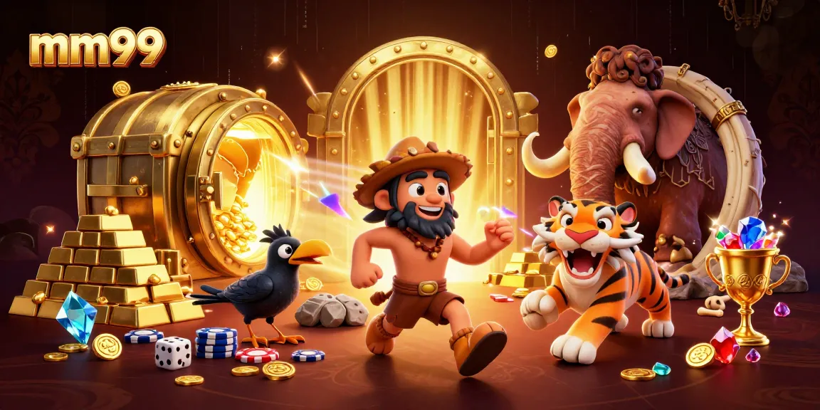 Experience exhilarating gameplay at mm99 with prehistoric casino characters and treasure galore.