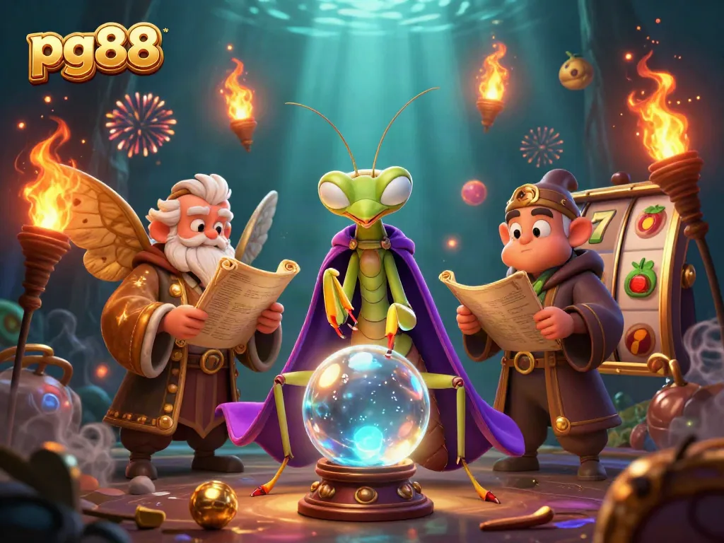 Win big with pg88 at the thrilling online slots, showcasing vibrant lights and engaging characters.