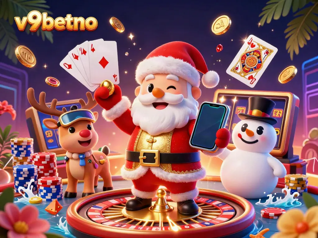 Experience exciting gaming adventures with v9betno’s vibrant casino characters, slots, and eye-catching elements.
