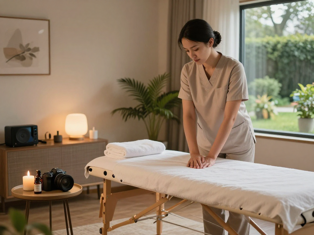 Experience premium 수원출장마사지 at home with a soothing atmosphere and professional care.