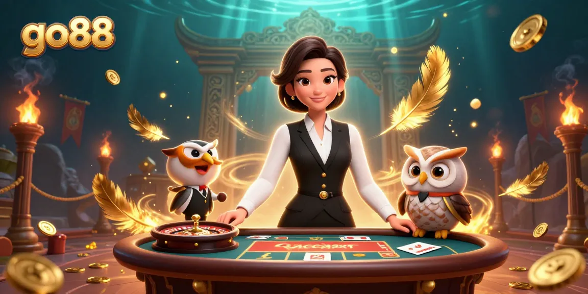 Engage with go88 and experience live gaming excitement at a vibrant baccarat table.