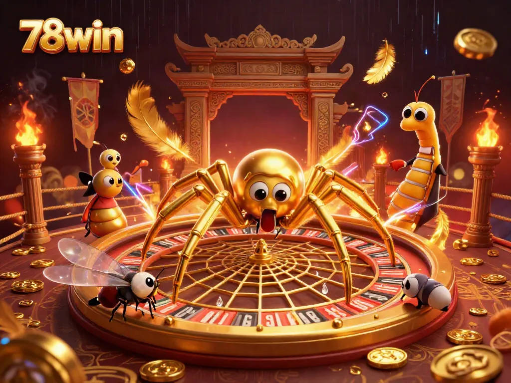 Experience the thrill of gaming at 78win with a dynamic roulette web scene.