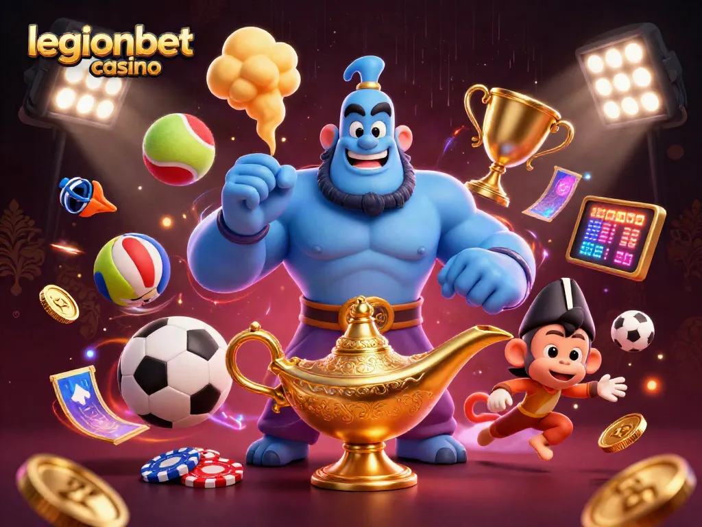 Win big at LegionBet Casino with thrilling games and vibrant casino scenes.